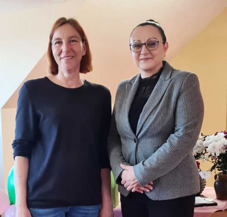 Frau Stieber und Frau Zipfel